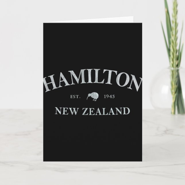Carte Hamilton New Zealand Hamilton Nz Graphic Print  (Devant)