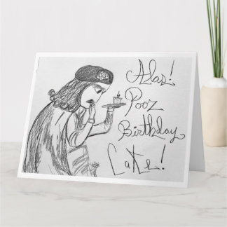 Carte Hamlet contemple le sort des gâteaux d'anniversair