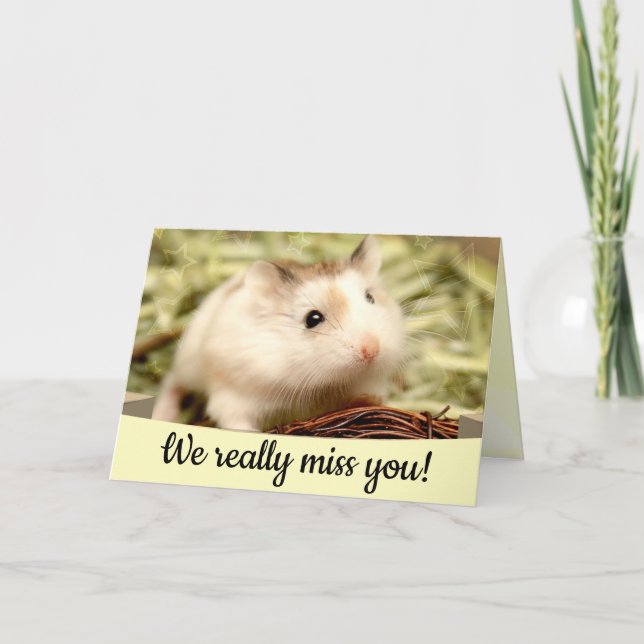 Carte Hammyville - Cute Hamster (Devant)
