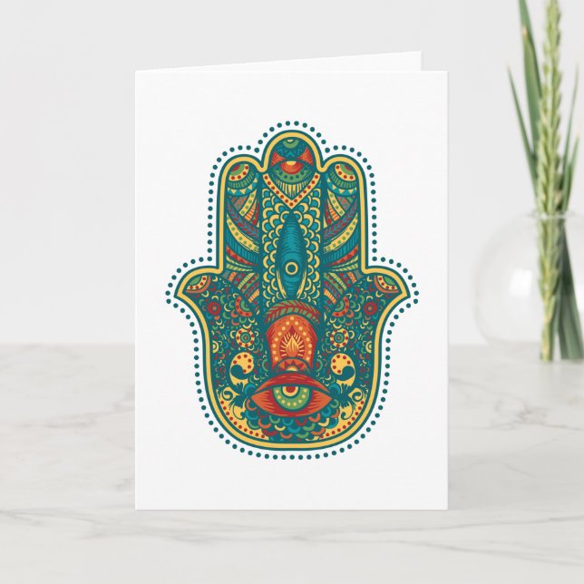 Carte Hamsa (Devant)
