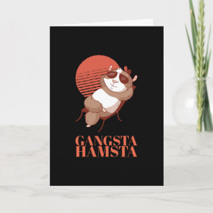 Carte Hamster - Gangsta Hamsta