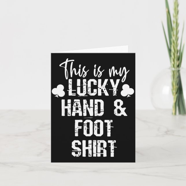 Carte Hand And Foot Card Game Player Gift Funny Sharks C (Devant)