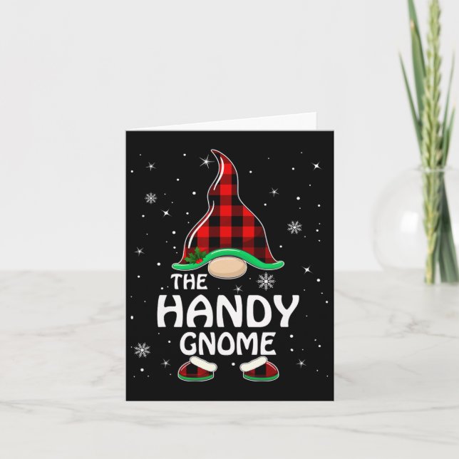 Carte Handicap Buffalo Plaid Matching Family Christma (Devant)