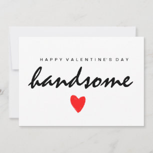 Carte Handsome Heureuse Sainte-Valentin