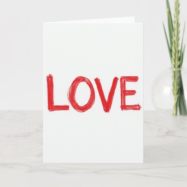 Carte Handwritten Love Card (Devant)