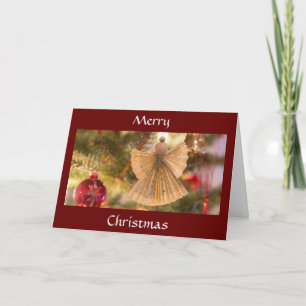 CARTE HANG ANGEL VOUS SOUHAITE UN "JOLI NOËL"