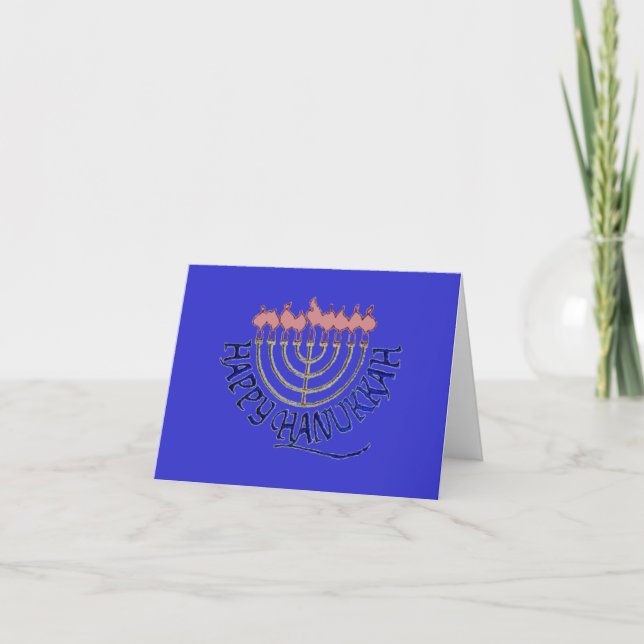 Carte Hanoukka (Devant)