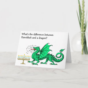 Carte Hanoukka amusante