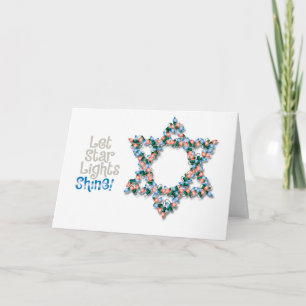 Carte Hanoukka de Noël