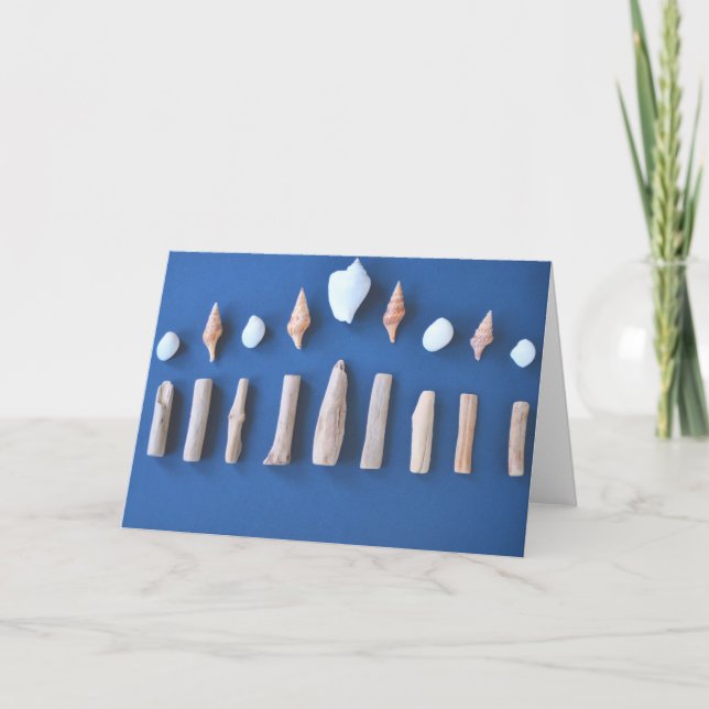 Carte Hanoukka Menorah (Devant)