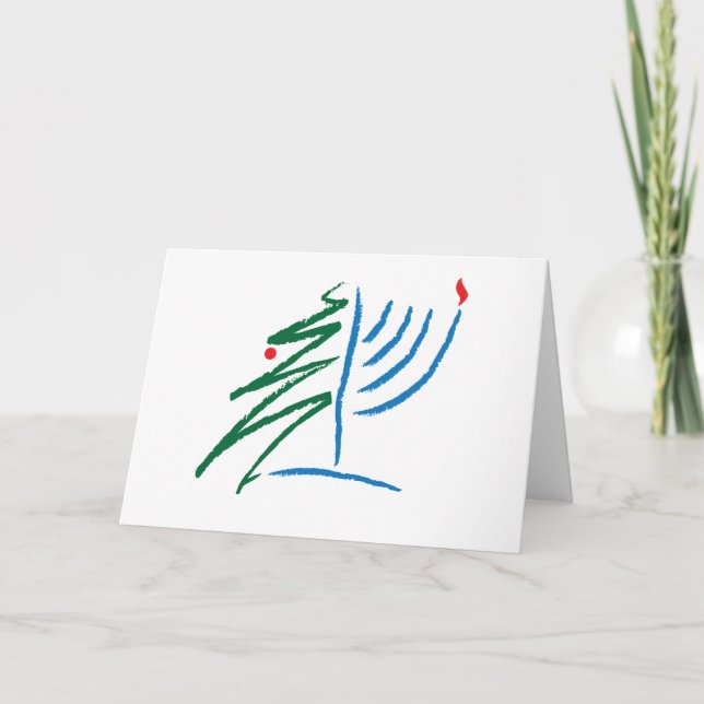 Carte Hanoukka/Noël (Devant)