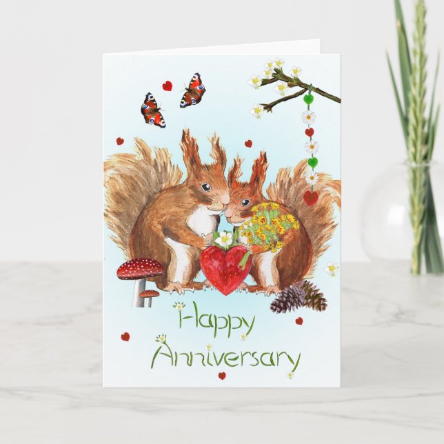 Carte "Happy Anniversary" (Devant)