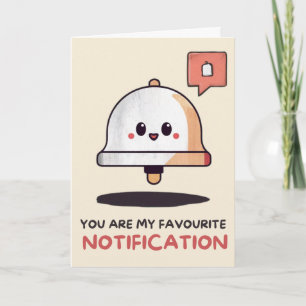 Carte Happy Anniversary Cute Funny Notification Card