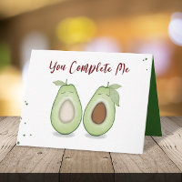 Happy Anniversary Cute Funny Simple Avocados