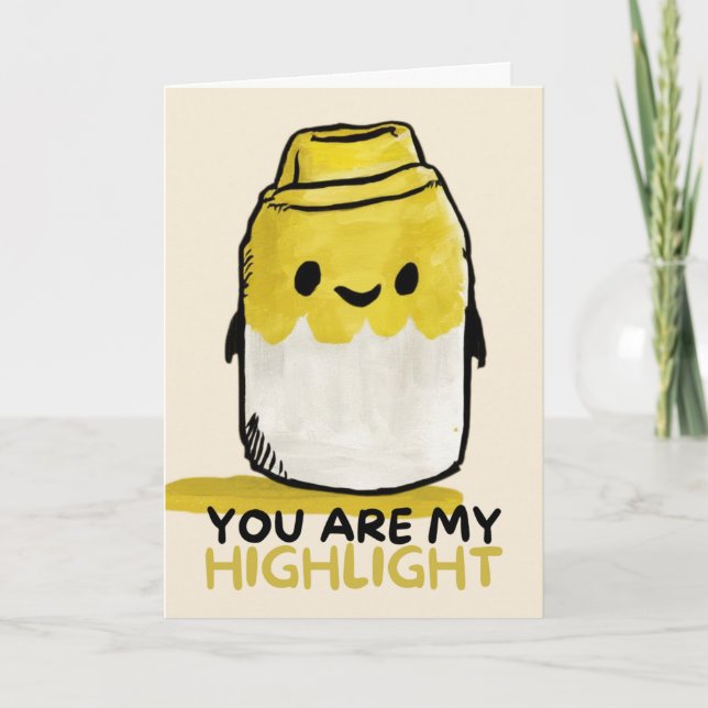 Carte Happy Anniversary Cute Funny Simple Marker Card (Devant)