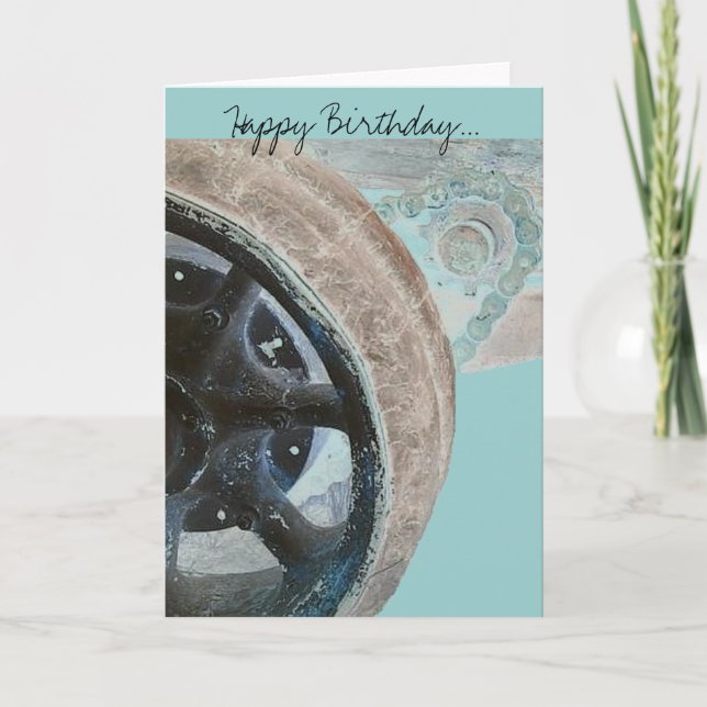 Carte Happy Birthday... (Devant)