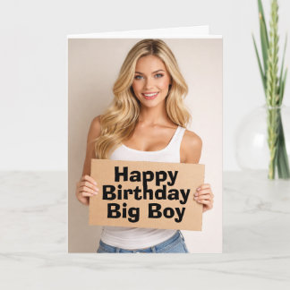 Carte Happy birthday big boy