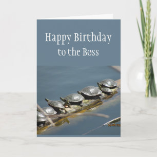 Carte Happy Birthday Boss Appreciation All of Us