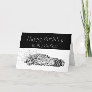Carte Happy Birthday Brother Classic Cars
