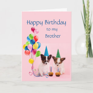 Carte Happy Birthday Brother Funny Dogs Getting Old