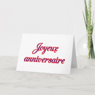 Carte Happy Birthday card