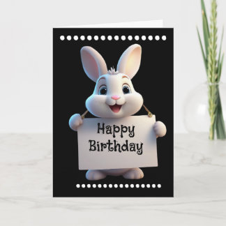 Carte HAPPY BIRTHDAY Folded Greeting Card