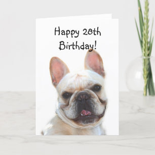 Carte Happy Birthday French Bulldog Greeting Card