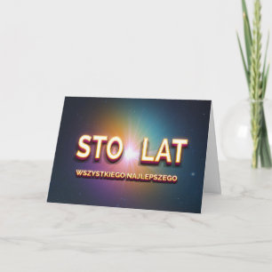 Carte Happy Birthday in Polish Card