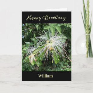 Carte Happy Birthday Men Dad Nature Photo Personalize  