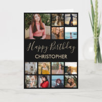 Happy Birthday Photo Collage 13 Photos pour n'impo