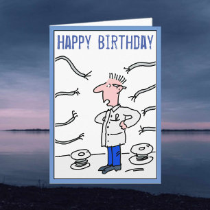 Carte Happy Birthday to an Electrician