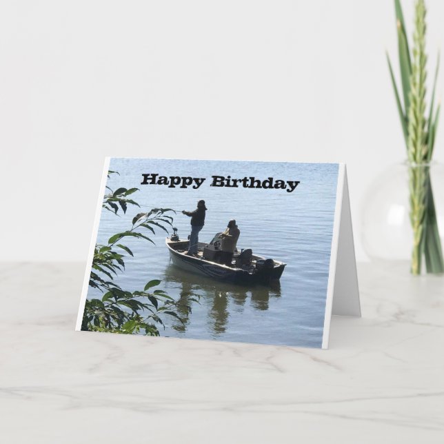 Carte HAPPY BIRTHDAY to my FAVORITE FISHERMAN (Devant)