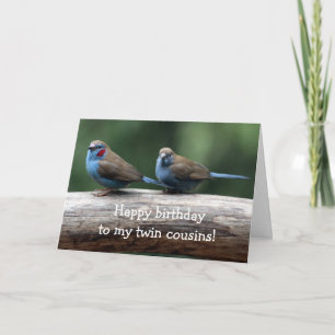 Carte Happy birthday to the twins Birthday Card