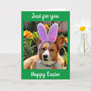 CARTE **HAPPY EASTER** A SORTI MES OREILLES POUR "VOUS"