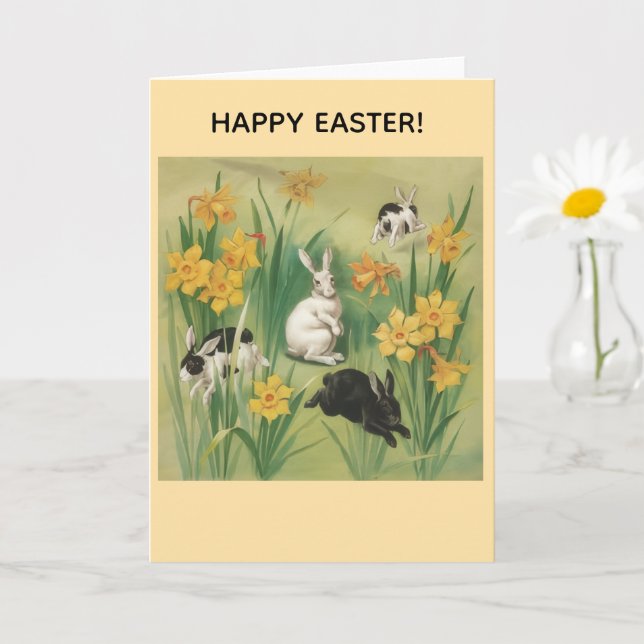 Carte Happy Easter Greeting Card (Petite plante)