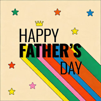 Carte Happy Father's Day Folded Greeting Card