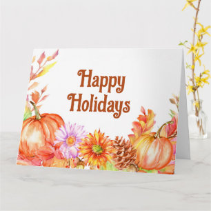 Carte Happy Halloween aquarelle