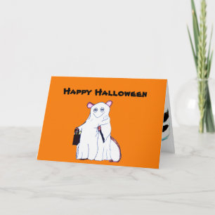 Carte HAPPY HALLOWEEN -**Carte de voeux pliée