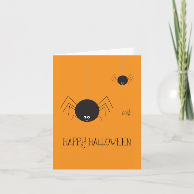 Carte Happy Halloween ! Note (Devant)