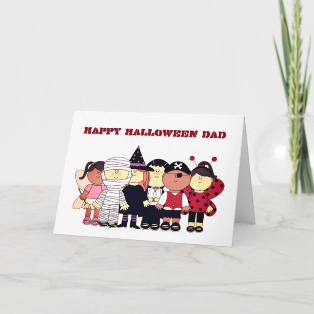 CARTE *****HAPPY HALLOWEEN PAPA******* BOO TO YOU !!!!!! (Devant)