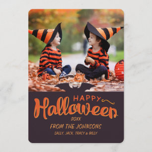 Carte Happy Halloween Personnalisé 2017