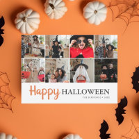Happy Halloween Photo Collage Moderne