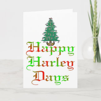 Carte happy harley days