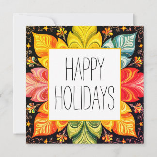 Carte Happy holiday cards blue
