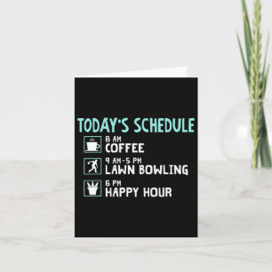 Carte Happy Hour Pelwn Bowling Shirt - Drôle Bowling de 