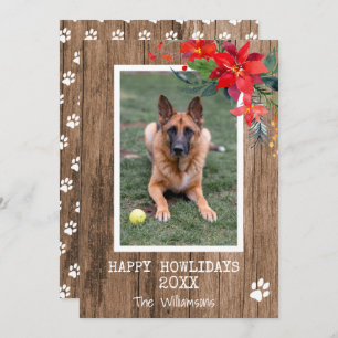 Carte Happy Howliday Chien photo