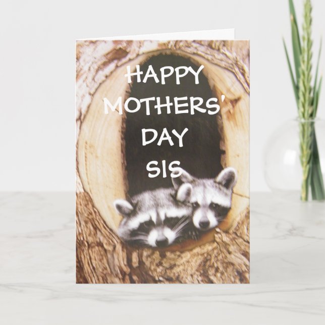 CARTE "HAPPY MOTHERS' DAY SIS" (Devant)