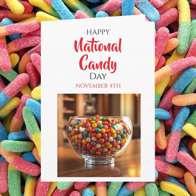 Carte Happy National Candy Day | November 4th (Créateur téléchargé)