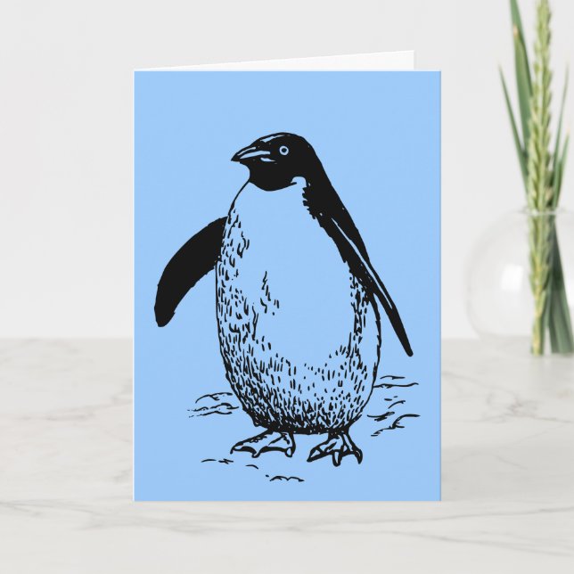 Carte Happy Penguin (Devant)