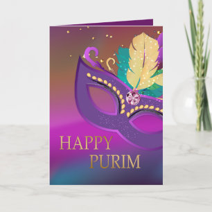 Carte Happy Purim - Chag Purim Jour Juif